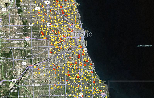 CPS Report Card Map